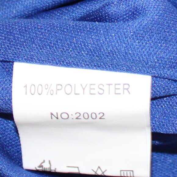 Coloiura Elegant Sequin Tassel Bodycon Midi Dress Blue Size Med - Picture 14 of 15